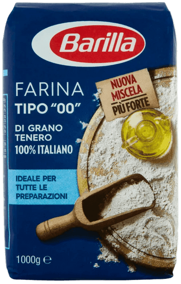 Barilla Farina di Grano Tenero Tipo 00 1 kg, pak fijngemalen tarwebloem