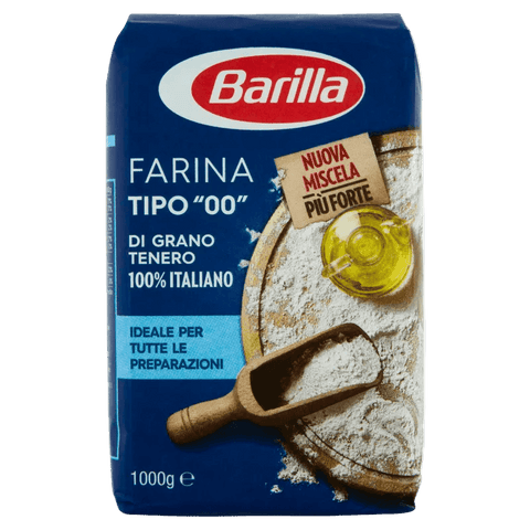 Barilla Farina di Grano Tenero Tipo 00 1 kg, pacco di farina a macinazione fine