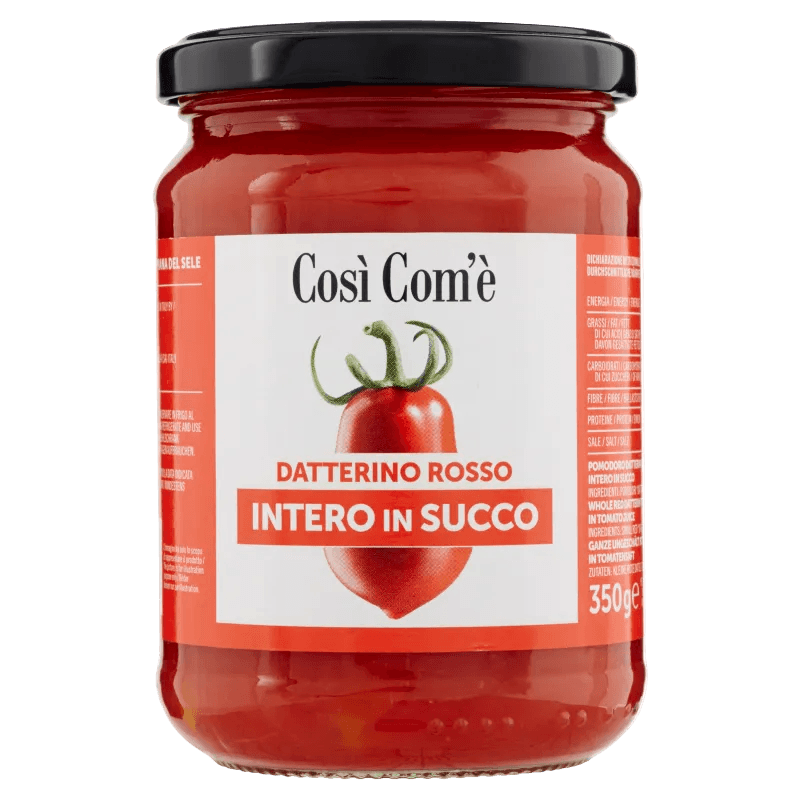 Così com'è Datterino Rosso interi in succo 350 g