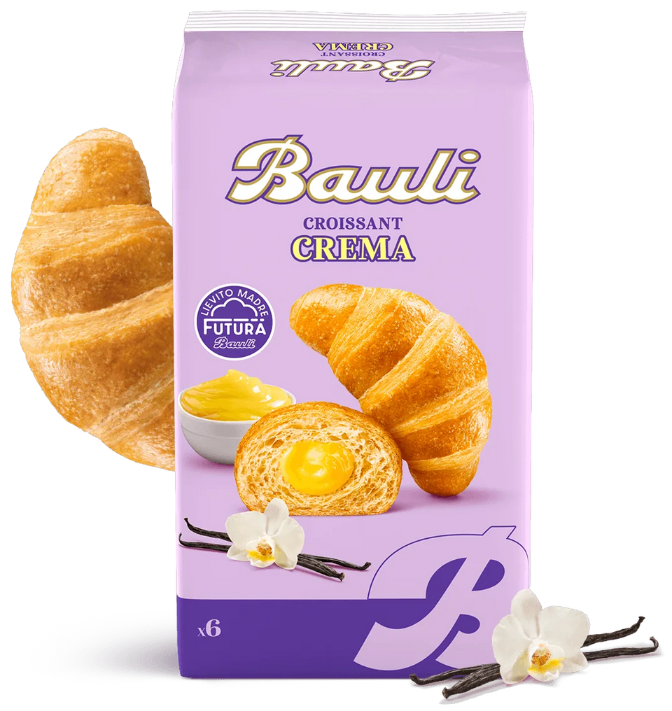 Bauli Croissant Crema Pasticcera roomcroissants 6 stuks 300 g