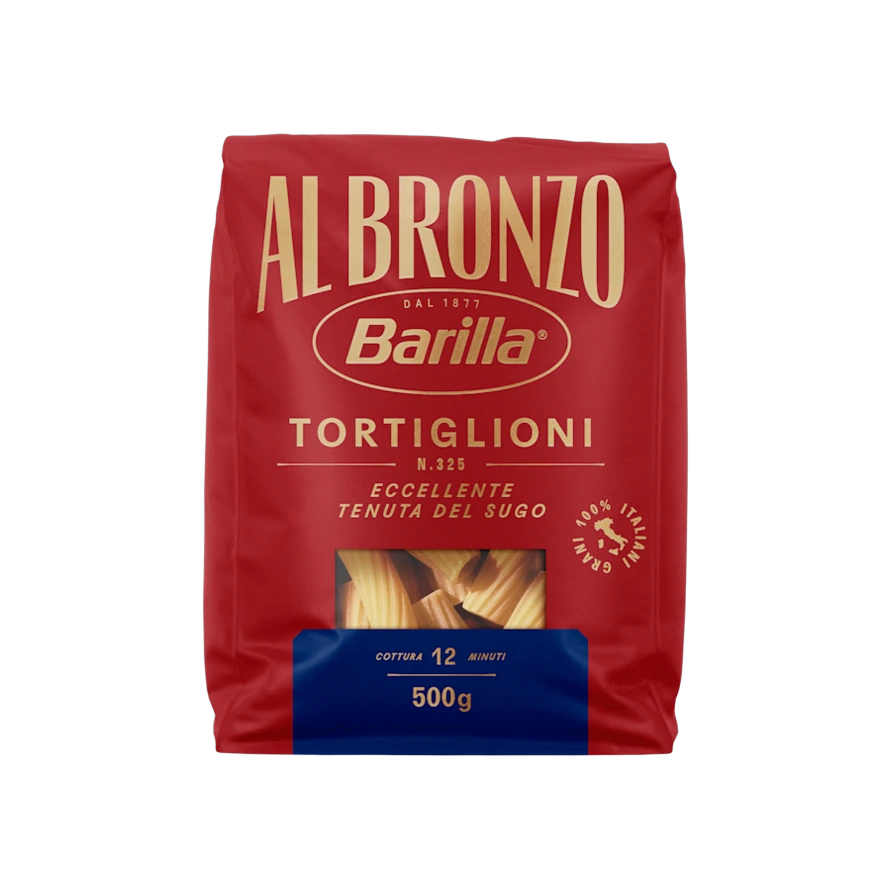 Barilla Al Bronzo Tortiglioni N°325 500 g