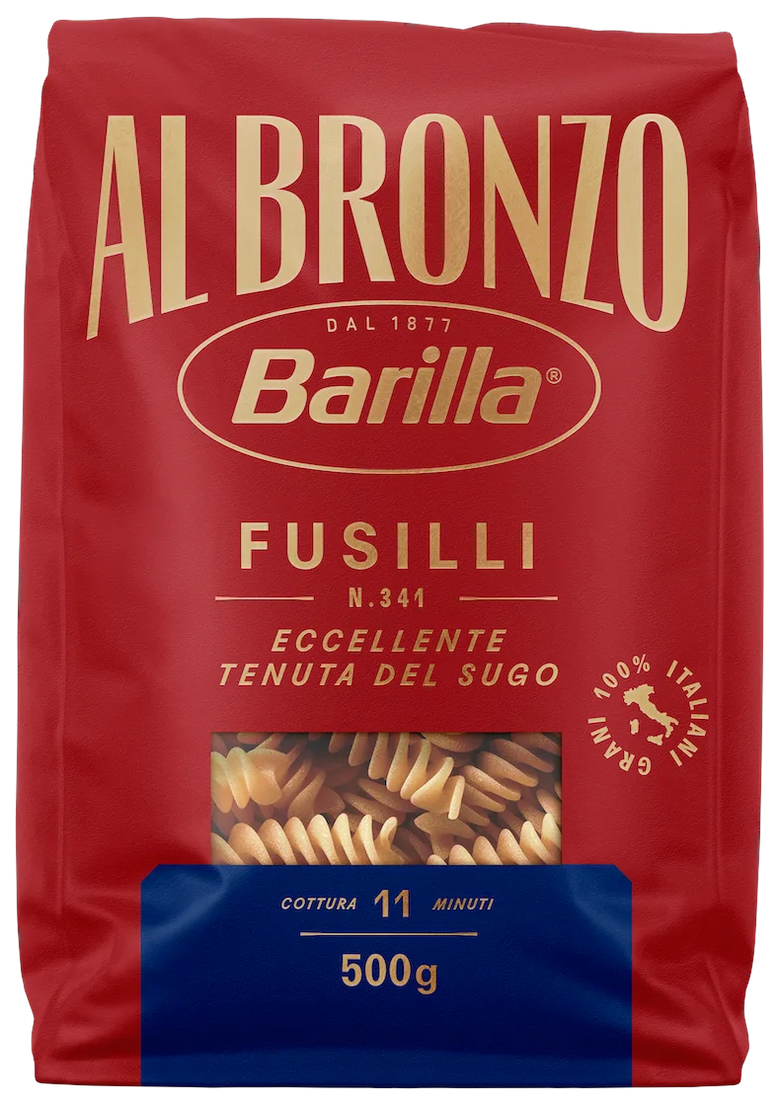 Barilla Al Bronzo Fusilli N°341 500 g