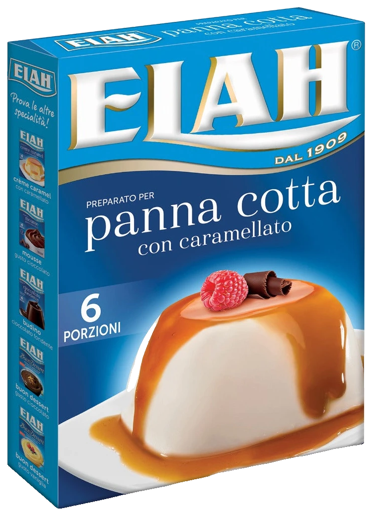 Elah Preparato per Panna Cotta mix met karamelsaus 90 g