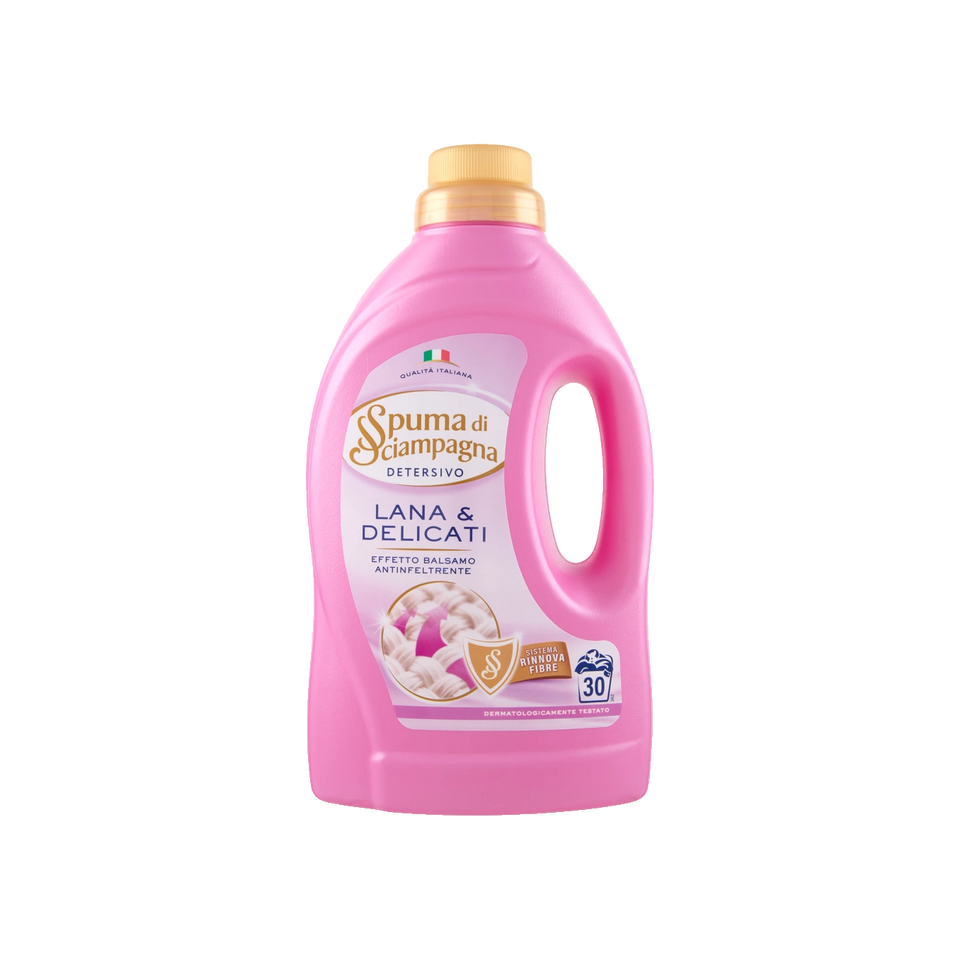 Spuma di Sciampagna Detersivo Lana & Delicati 1,35 L