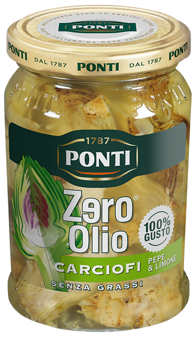 Ponti Carciofi, Pepe e Limone Zero Olio 300 g