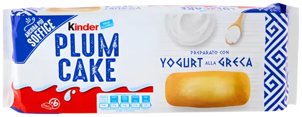 Kinder Plumcake met Griekse yoghurt 6 x 32 g