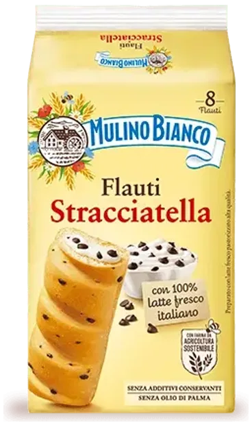 Mulino Bianco Flauti Stracciatella 8 Koeken 280 g