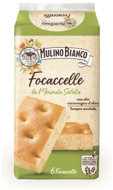 Mulino Bianco Focaccelle met extra vierge olijfolie 198 g