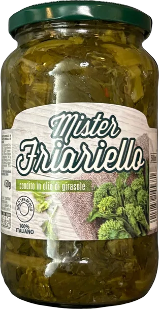 Mister Friariello Friarielli in Olio di Girasole 540 g