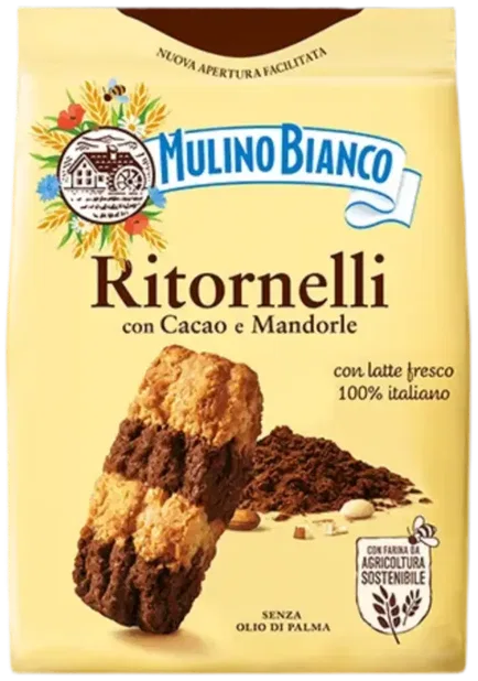 Mulino Bianco Ritornelli met cacao en amandel 700 g