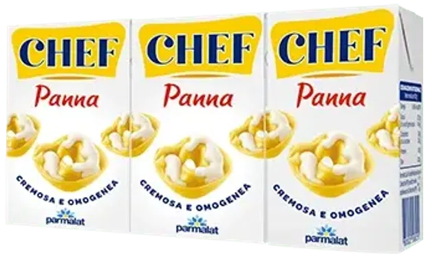 Parmalat Chef Panna Classica Kookroom 3 x 125 ml