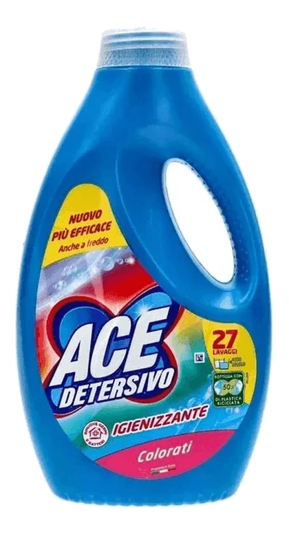 Ace Detersivo Lavatrice Igienizzante Colorati 27 wasbeurten 1350 ml
