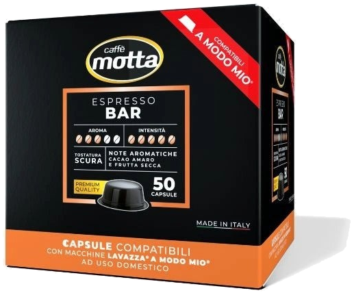 Caffè Motta Espresso Bar 50 Capsule Compatibili Lavazza A Modo Mio