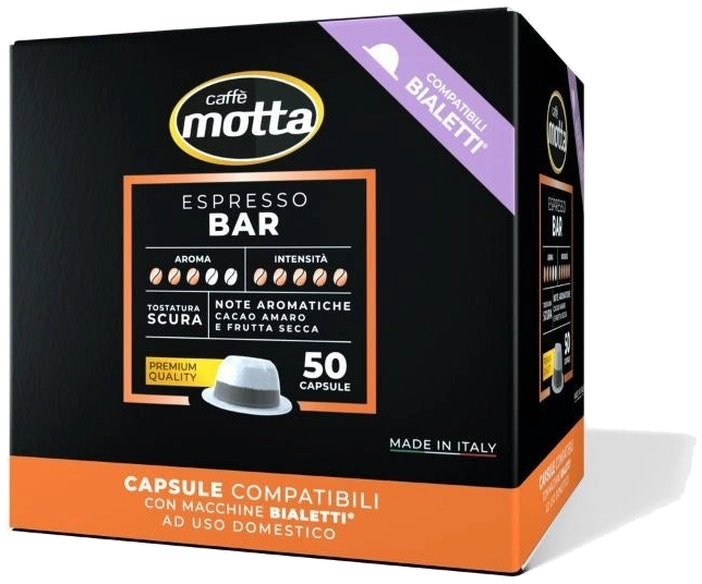 Caffè Motta Espresso Bar 50 Capsules Compatibel met Bialetti