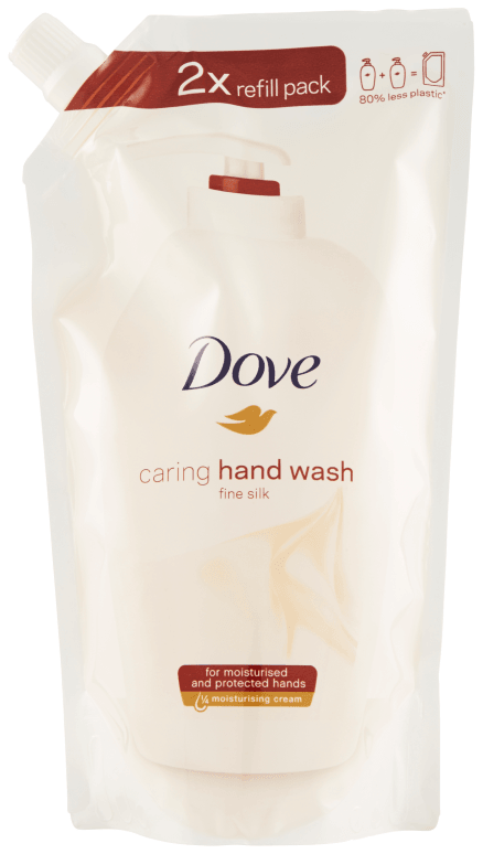 Dove Vloeibare Handzeep Fine Silk Navulling 500 ml