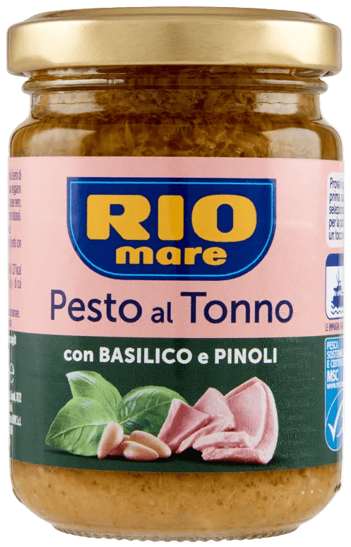 Rio Mare Pesto al Tonno con Basilico e Pinoli 130 g