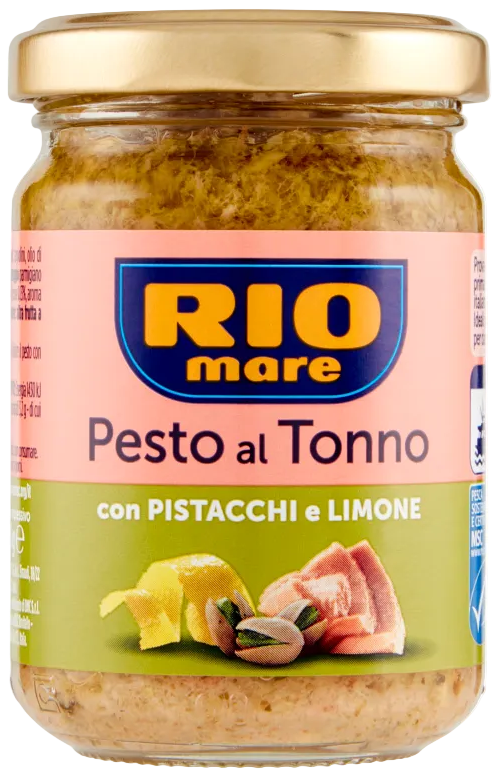 Rio Mare Pesto al Tonno con Pistacchi e Limone 130 g