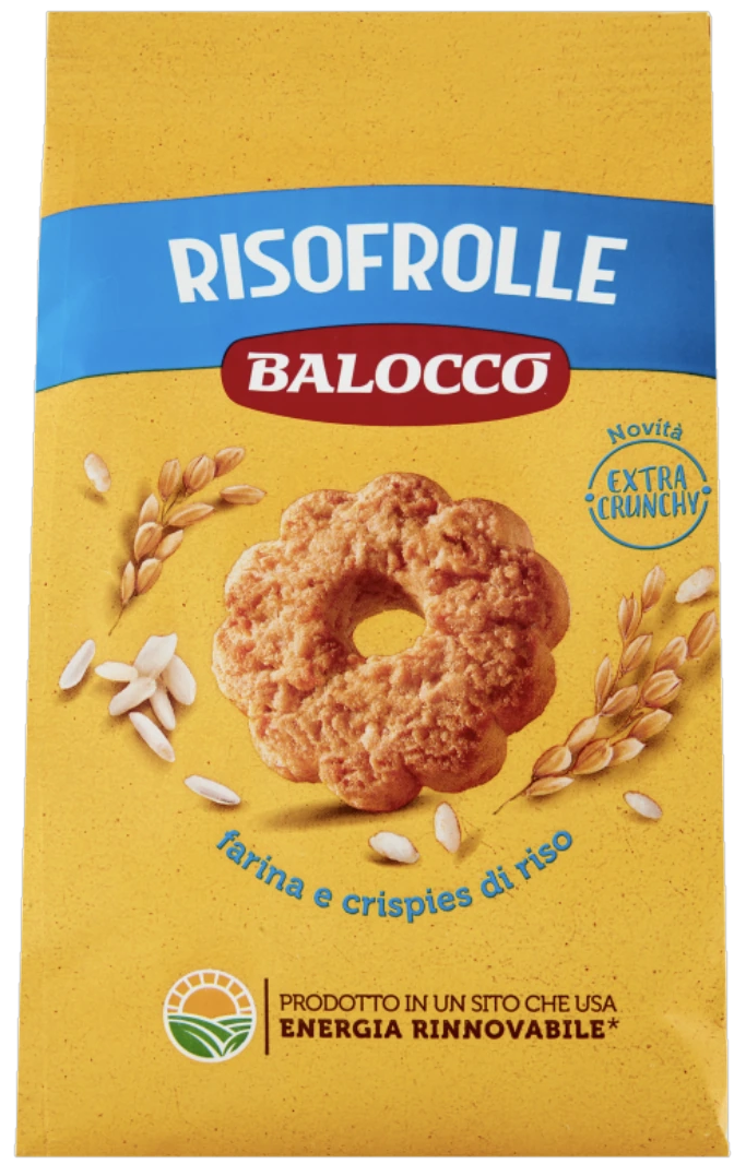 Balocco Risofrolle koekjes met rijstmeel 350 g