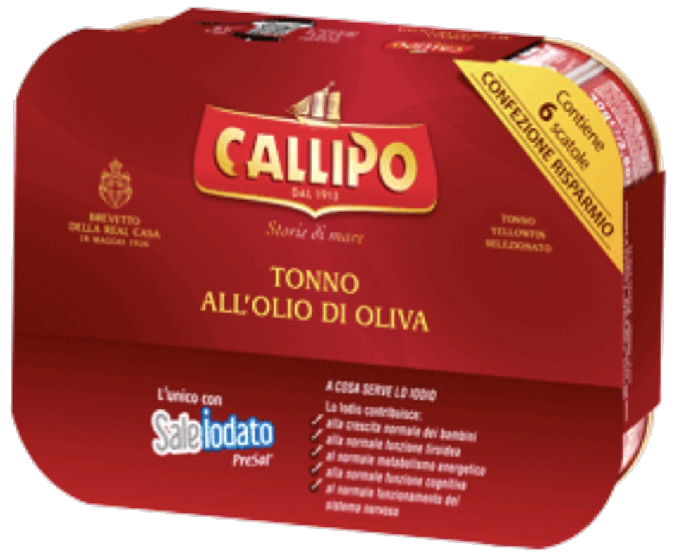 Callipo tonijn in olijfolie 6 x 70 g