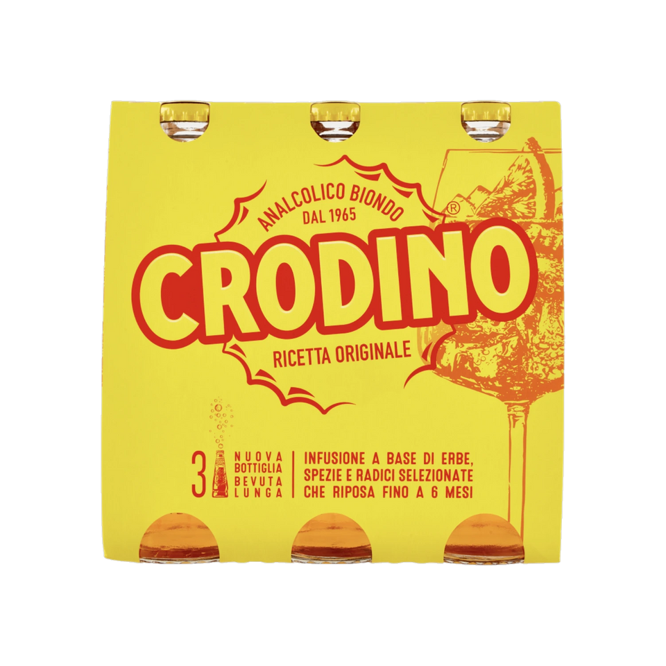 Aperitivo analcolico Crodino Biondo 3 x 175 ml