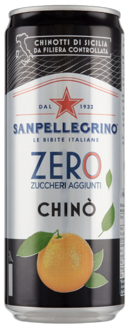 Sanpellegrino Chinò Zero chinotto zonder suiker blikje 330 ml