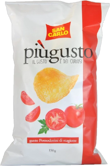 San Carlo Più Gusto Patatine Pomodorini di Stagione 150 g