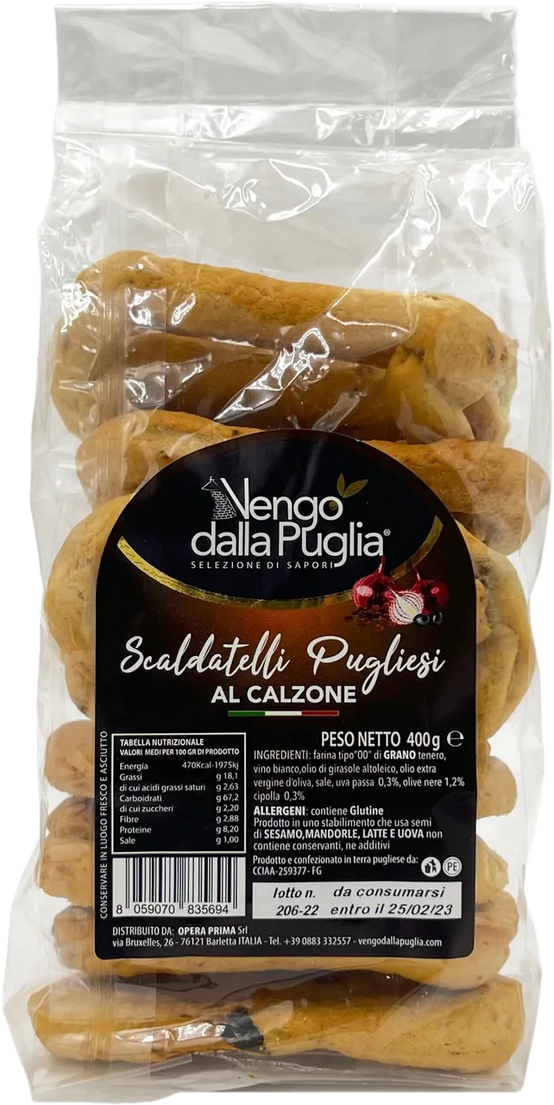 Vengo dalla Puglia Scaldatelli Pugliesi al Calzone 400 g