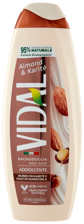 Vidal Bagnoschiuma Almond e Karité 500 ml