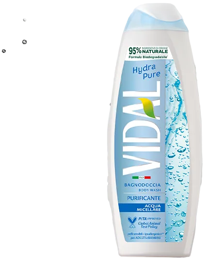 Vidal Bagnoschiuma Hydra Pure 500 ml