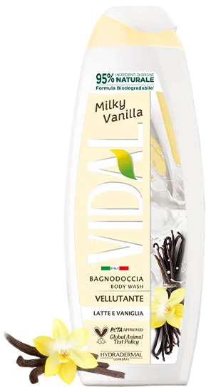 Vidal Bagnoschiuma Milky Vanilla 500 ml