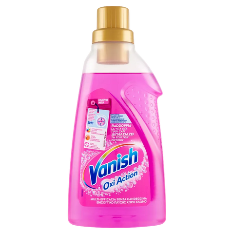 Vanish Gel Smacchiatore Colori 750 ml, flacone di gel smacchiante per i capi colorati