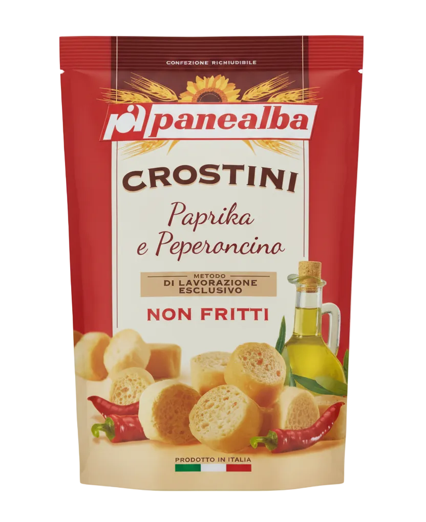 Panealba Crostini Paprika e Peperoncino 100 g