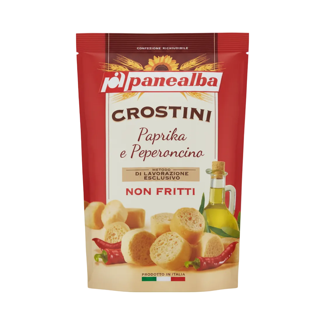 Panealba Crostini Paprika e Peperoncino 100 g