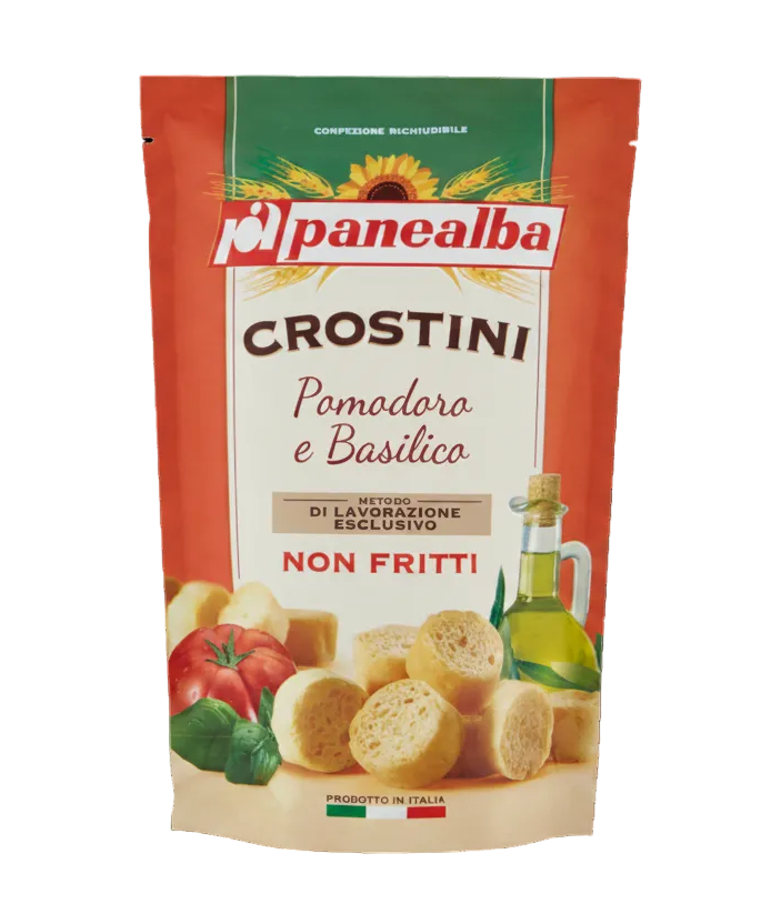 Panealba Crostini Pomodoro e Basilico 100 g