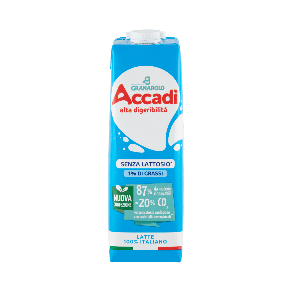 Granarolo Latte Accadì Parzialmente Scremato 1 L - Melk - Granarolo