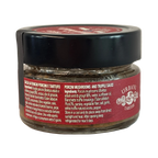 Urbani Tartufi Salsa ai Funghi Porcini e Tartufo 80 g, achterkant met ingrediënten en 50 procent porcini