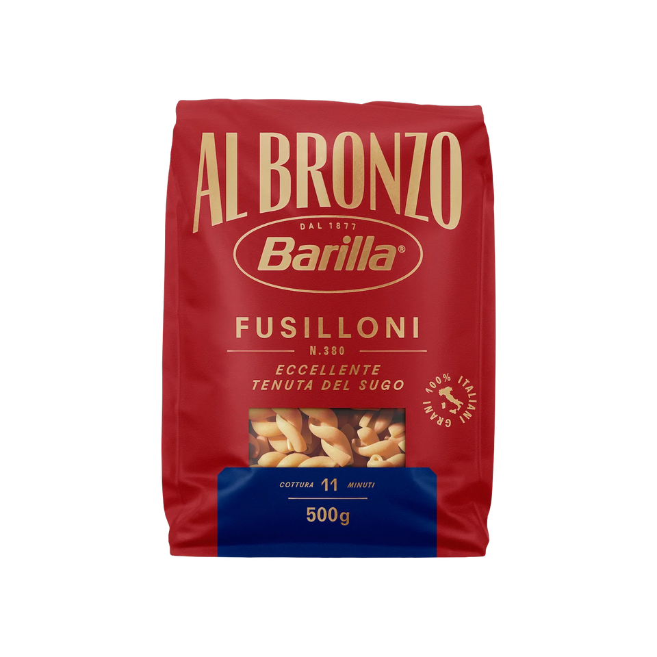 Barilla Al Bronzo Fusilloni N°380 500 g