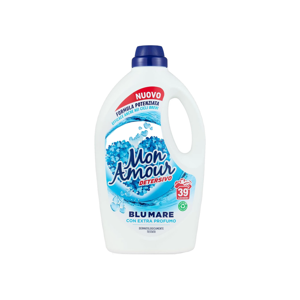 Detersivo per lavatrice Felce Azzurra Mon Amour Blu Mare 39 lavaggi 1560 ml