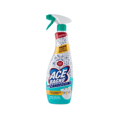 Ace Bagno con Candeggina Fiori d'Arancio e Limone 600 ml, detergente per il bagno