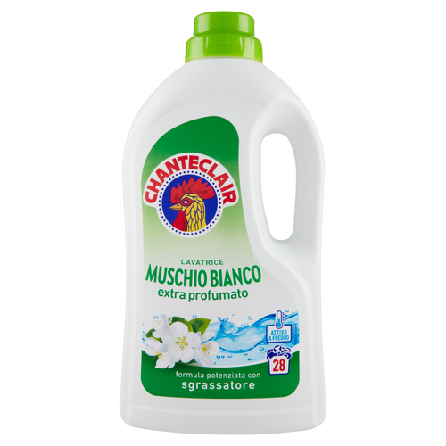 Chanteclair Lavatrice Muschio Bianco 28 lav. - 1260 ml - Cura della casa - Chante Clair