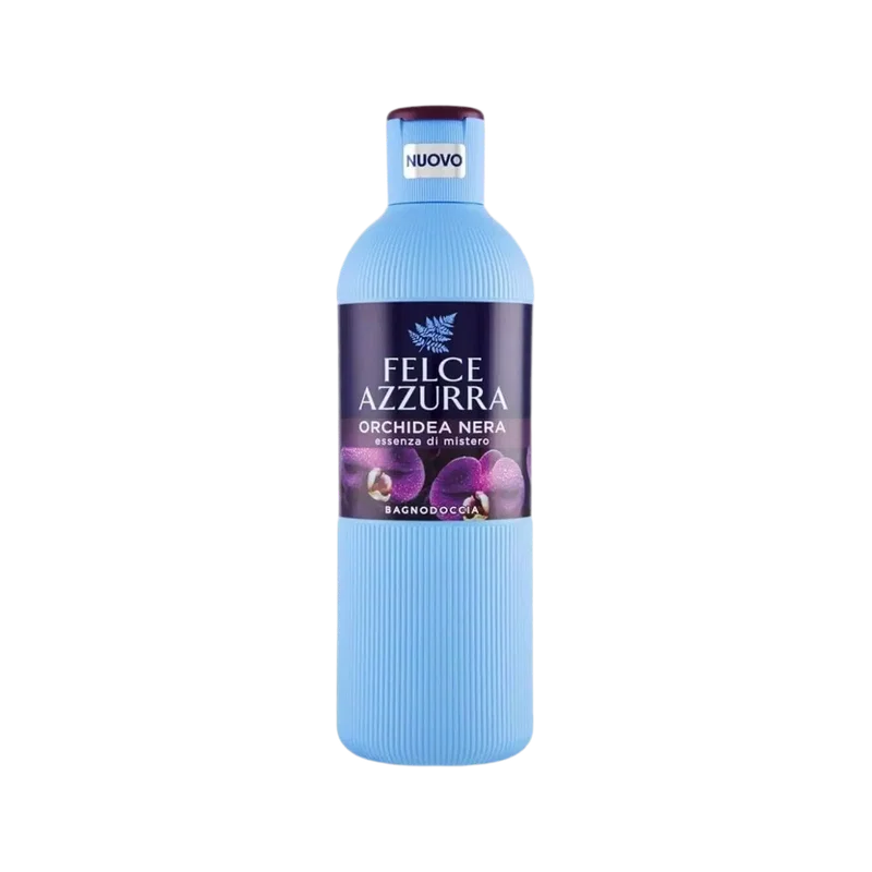 Felce Azzurra Douchegel Zwarte Orchidee 650 ml, donkere fles