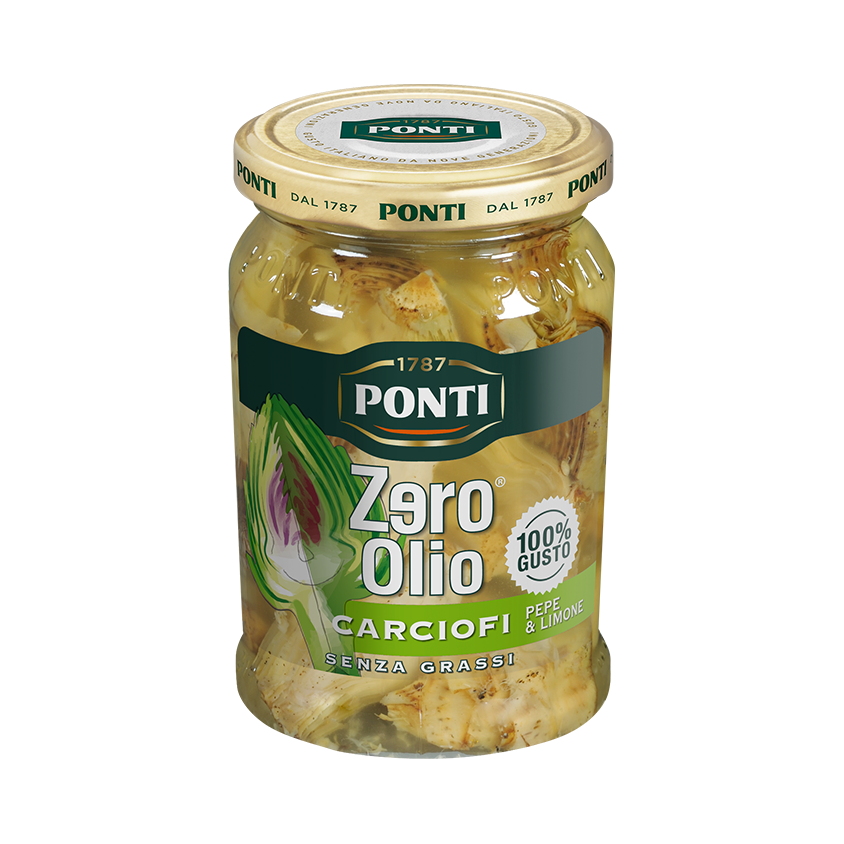 Ponti Carciofi, Pepe e Limone Zero Olio 300 g