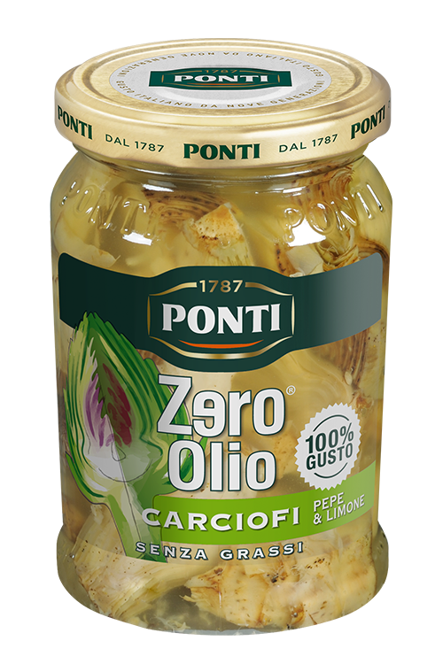 Ponti Carciofi, Pepe e Limone Zero Olio 300 g