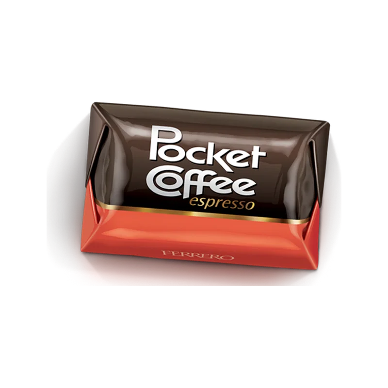 Losse Pocket Coffee Espresso in bruin en rood papiertje
