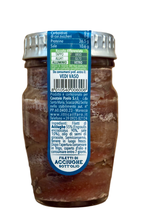 Il Faro Filetti di Acciughe 80gr