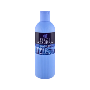 Felce Azzurra Bagnodoccia Classico 650 ml, flacone azzurro