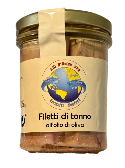 Filetti di Tonno D’Avino all’Olio d’Oliva 190gr