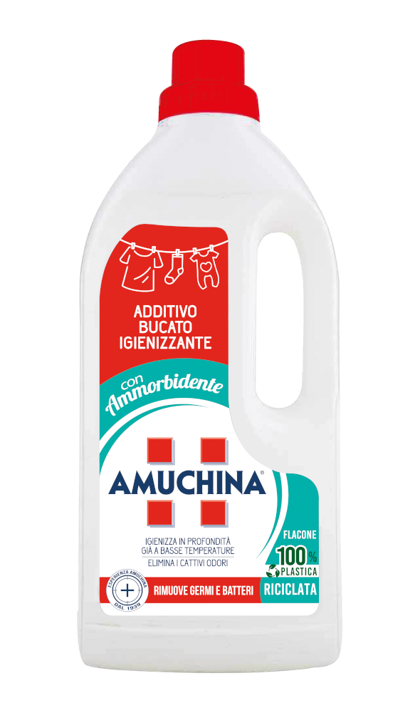 Amuchina Additivo Bucato Igienizzante con Ammorbidente – 1 L - Cura della casa - Amuchina