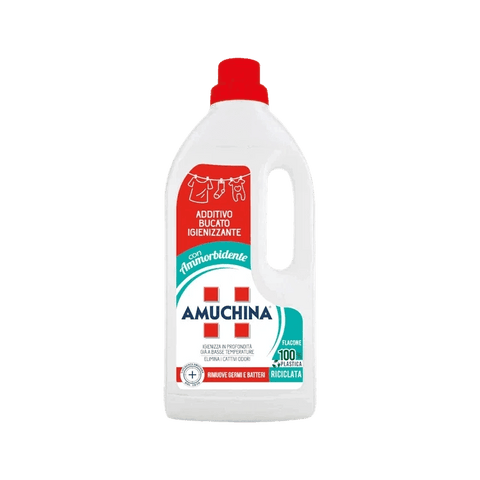 Amuchina Additivo Bucato Igienizzante con Ammorbidente 1 L, additivo igienizzante per il bucato