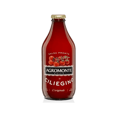 Agromonte Salsa Pronta di Ciliegino 330 g, salsa pronta siciliana al basilico